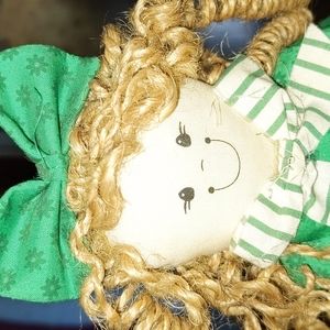 ❤️ St Patrick's Day ERIN GO BRAUGH Doll Luck of the Irish Ornament